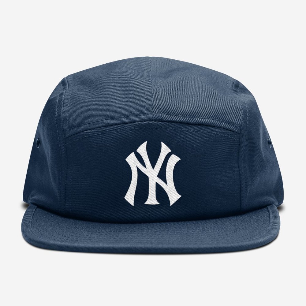 Yankees Navy Five-Panel Camp Hat
